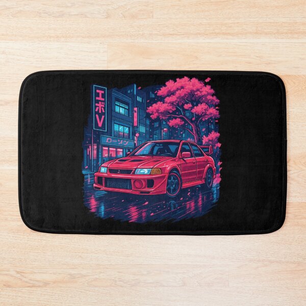 Item preview, Mitsubishi Lancer Evolution V Neon Japan designed and sold by Ahau Designs.