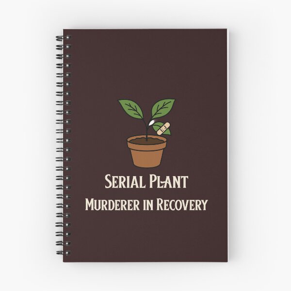 Item preview, Serial Plant Murderer in Recovery – Funny Plant Parent Design designed and sold by InkandBranch.