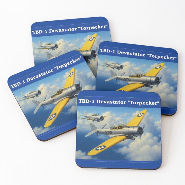 Item preview, WW2 American Aircraft TBD-1 Devastator Fighter WWII Plane Aviation designed and sold by Blok45.