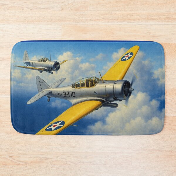Item preview, WW2 American Aircraft TBD-1 Devastator Fighter WWII Plane Aviation designed and sold by Blok45.