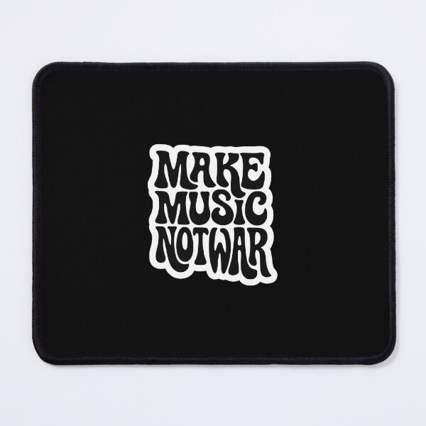 Item preview, Make Music Not War designed and sold by RiverandRain.