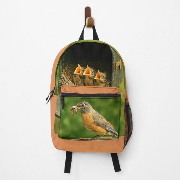 Item preview, Robin Brings Worms for Hungry Hatchlings (open products to see entire image) designed and sold by CarolM.