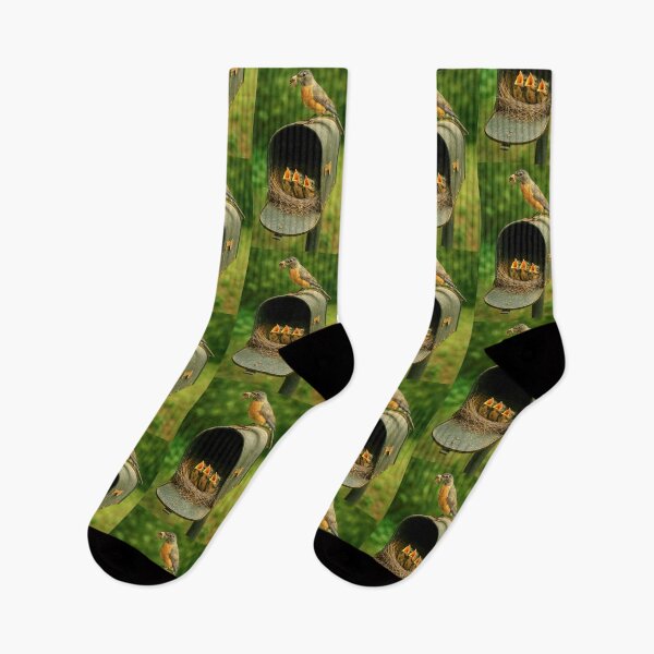 Item preview, Robin Brings Worms for Hungry Hatchlings (open products to see entire image) designed and sold by CarolM.