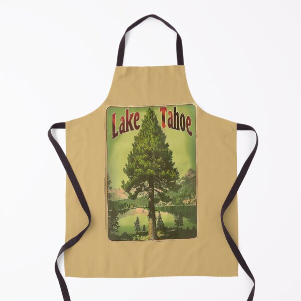 Item preview, Lake Tahoe Vintage Travel Poster – Retro Wilderness Pine Tree Art 3 designed and sold by Artlizzard.