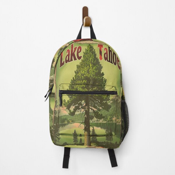 Item preview, Lake Tahoe Vintage Travel Poster – Retro Wilderness Pine Tree Art 3 designed and sold by Artlizzard.