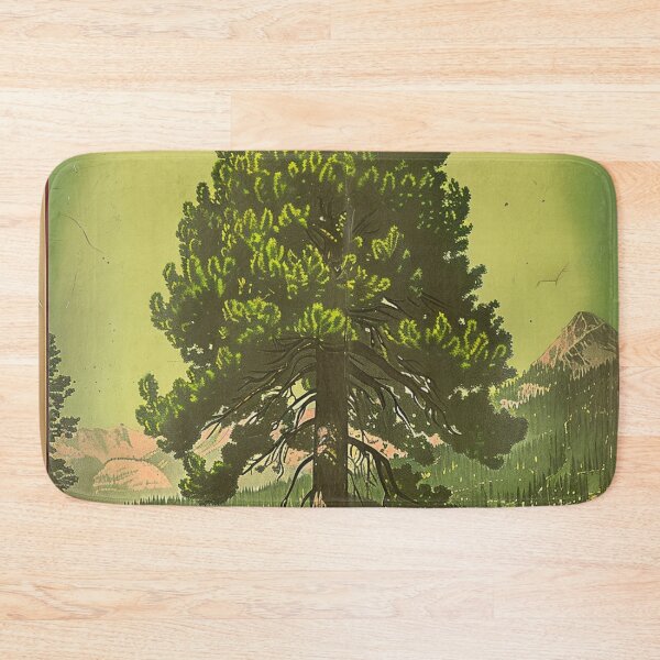 Item preview, Lake Tahoe Vintage Travel Poster – Retro Wilderness Pine Tree Art 3 designed and sold by Artlizzard.