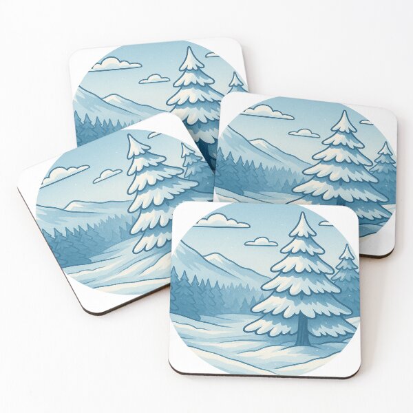 Item preview, Winter Forest and Mountain Landscape designed and sold by NettoShop.