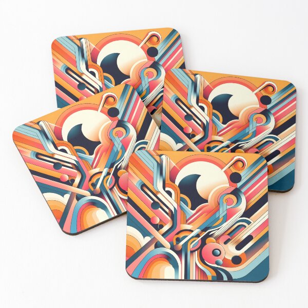 Item preview, 70's Abstract Art Work designed and sold by FestiveFind.