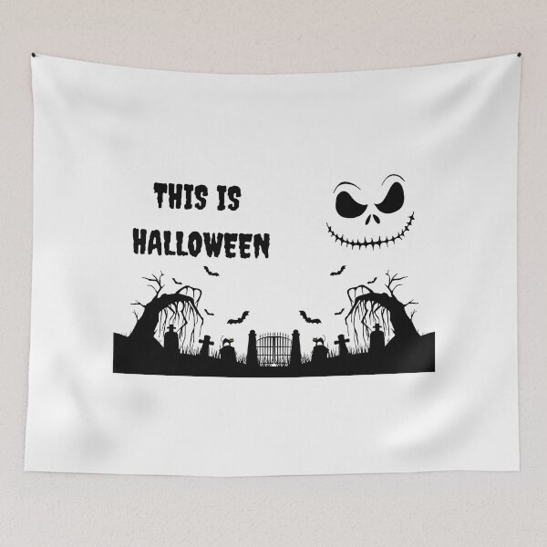 Item preview, This Is Halloween Spooky Graveyard Jack Skellington Design designed and sold by FeminineFlex.