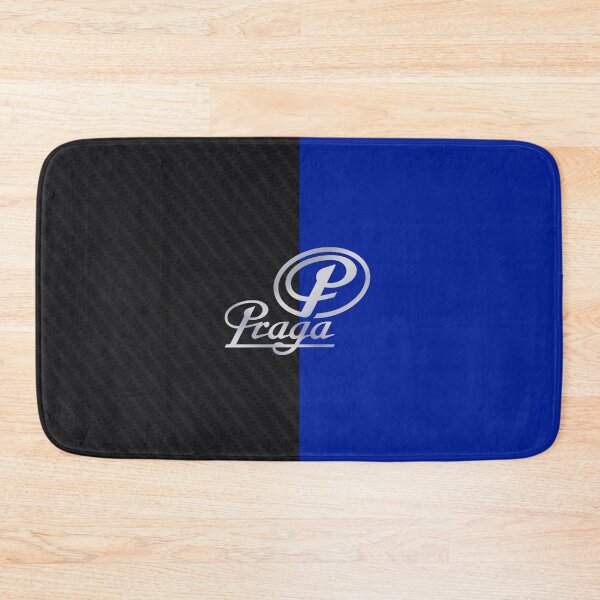 Item preview, Praga Karts - Half blue and carbon fibre background designed and sold by KartPixel by Pipstar.