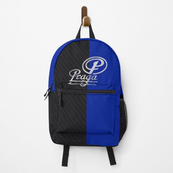 Item preview, Praga Karts - Half blue and carbon fibre background designed and sold by KartPixel by Pipstar.