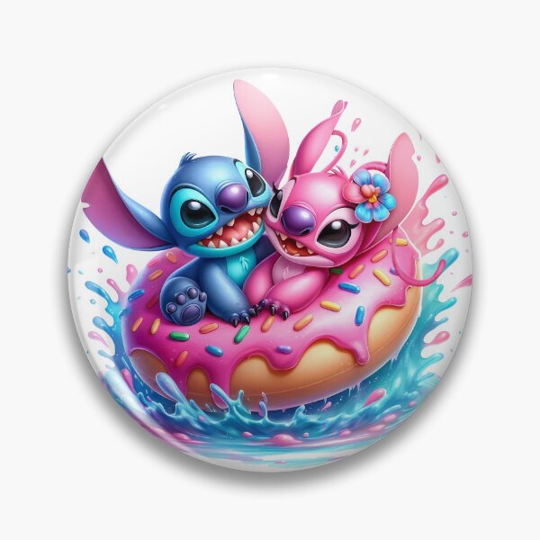 Item preview, Stitch and Angel Donut designed and sold by frosticakes.