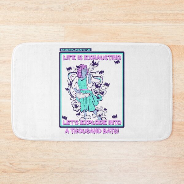 Item preview, existential dread is fun! let’s explode into a thousand bats! designed and sold by crestfallenmermaid.