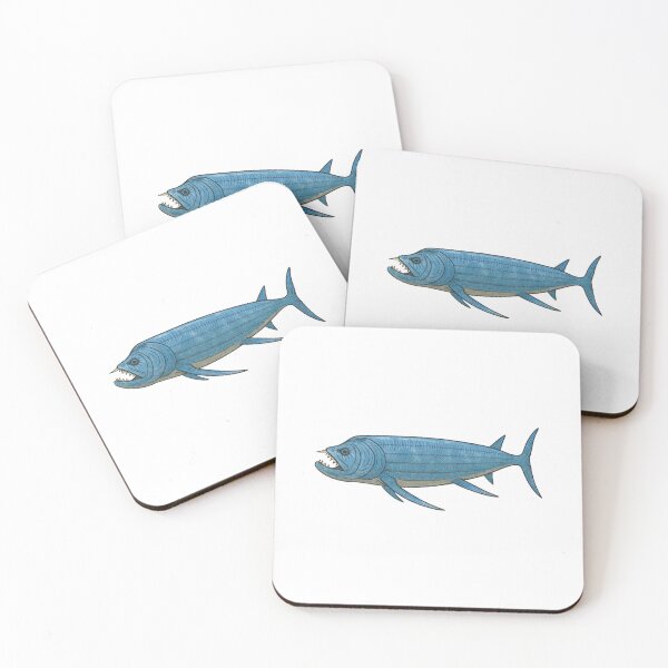 Item preview, Xiphactinus Illustration, Prehistoric Giant Fish Ocean Art designed and sold by Vendeloc.