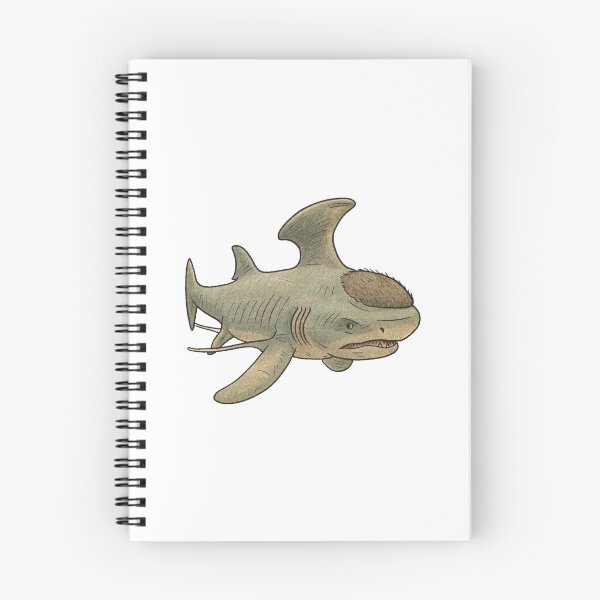 Item preview, Stethacanthus Illustration, Ancient Shark Prehistoric Fish Art designed and sold by Vendeloc.
