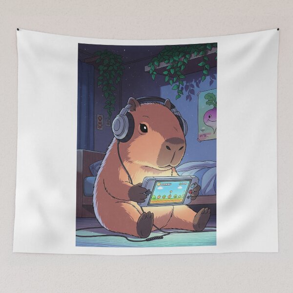 Item preview, Gamer Capybara designed and sold by ColorVR.