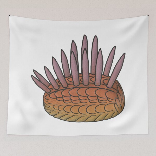 Item preview, Wiwaxia Illustration, Prehistoric Cambrian Creature Art designed and sold by Vendeloc.