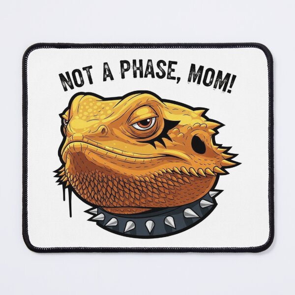 Item preview, Emo Bearded Dragon – Scales, Eyeliner, and Feelings, Gifts for Owner, Reptile Pride designed and sold by Wander-made Wonders .