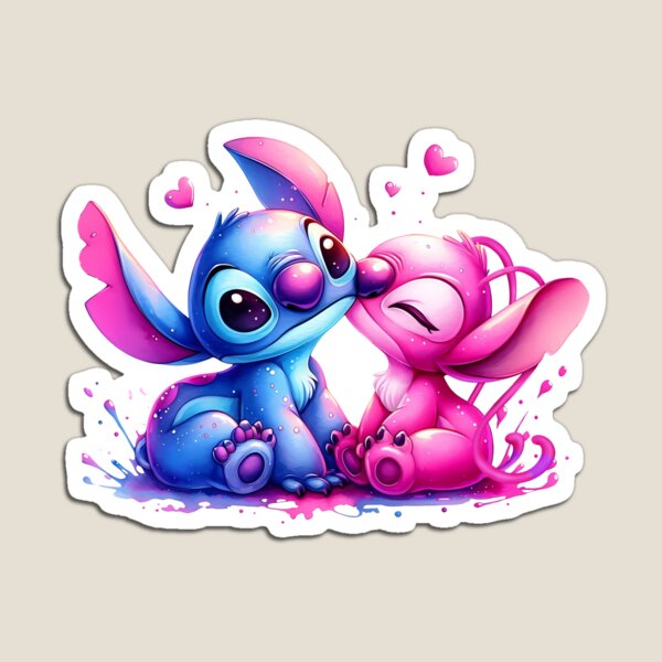 Artikelvorschau, Stitch und Engelskuss entworfen und verkauft von frosticakes.