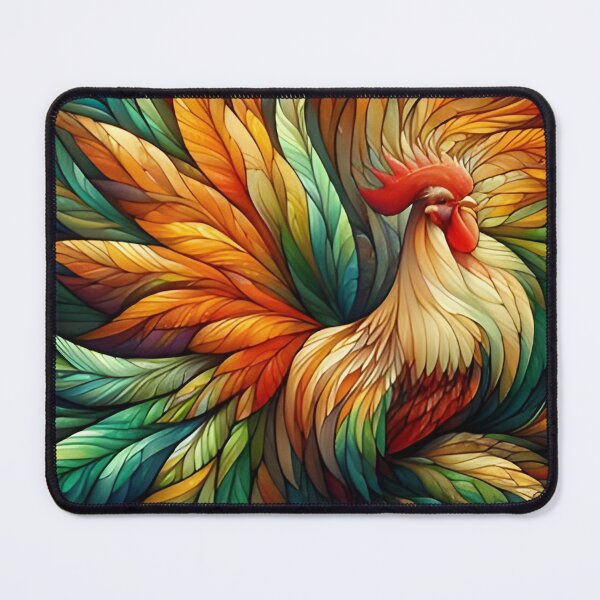 Item preview, Colorful Abstract Rooster designed and sold by FestiveFind.