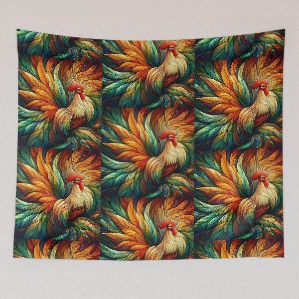 Item preview, Colorful Abstract Rooster  designed and sold by FestiveFind.