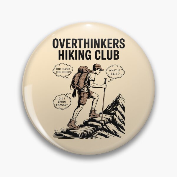 Item preview, Overthinkers Hiking Club  designed and sold by shokA Design.