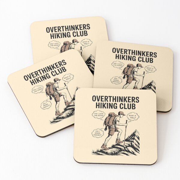 Item preview, Overthinkers Hiking Club  designed and sold by shokA Design.