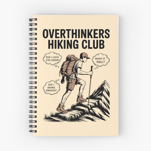 Item preview, Overthinkers Hiking Club  designed and sold by shokA Design.