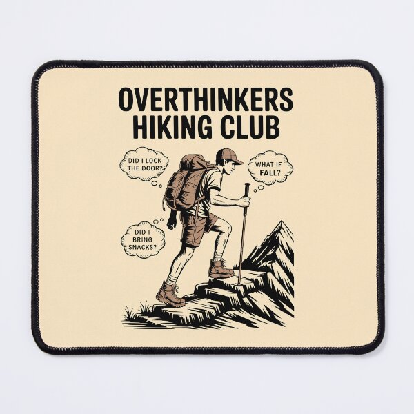 Item preview, Overthinkers Hiking Club designed and sold by shokA Design.