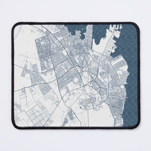 Item preview, Dammam City Map of Saudi Arabia  - Coastal designed and sold by deMAP.