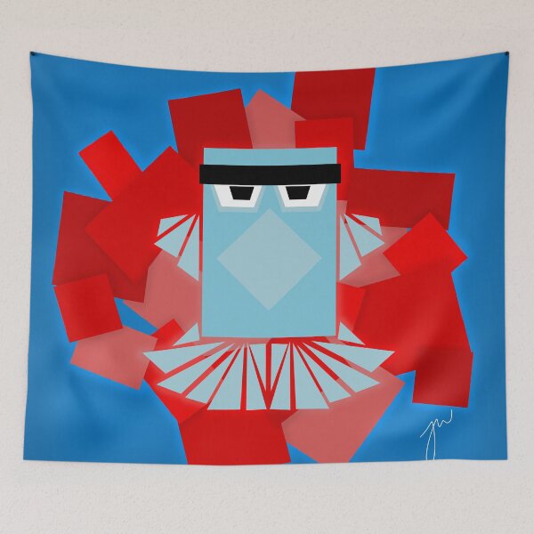 Item preview, Geometric Sam Eagle (version 1/2 - full background) designed and sold by Jessiwins19.