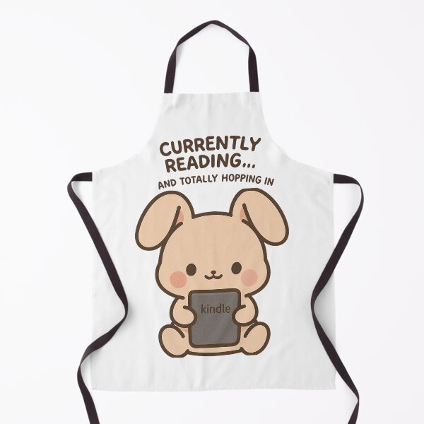 Item preview, Cute Kawaii Bunny with Kindle designed and sold by Tropical art.