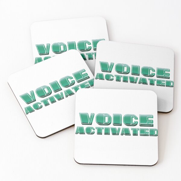 Item preview, Voice Activated – Futuristic Tech Typography Design designed and sold by Dospart.
