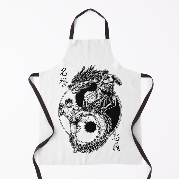 Item preview, MMA Fighter Dragon Yin Yang Knee Kick Mixed Martial Arts designed and sold by GrandeDuc.