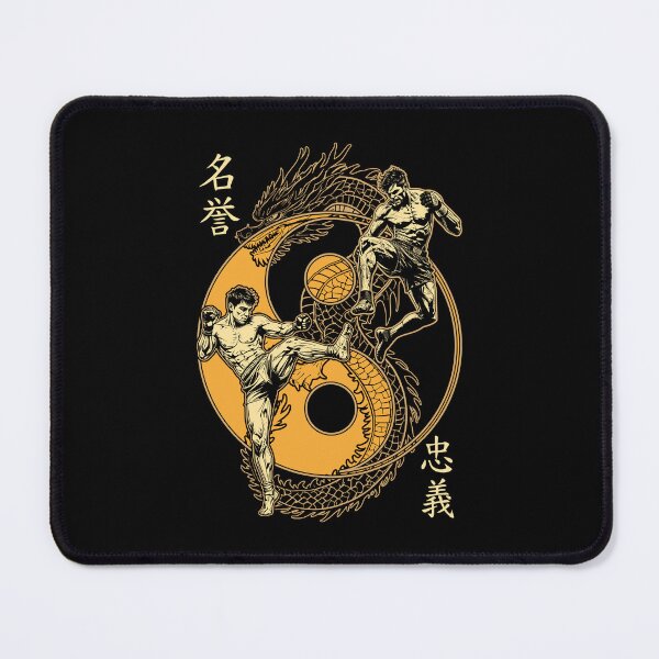 Item preview, MMA Fighter Dragon Yin Yang Knee Kick Mixed Martial Arts designed and sold by GrandeDuc.