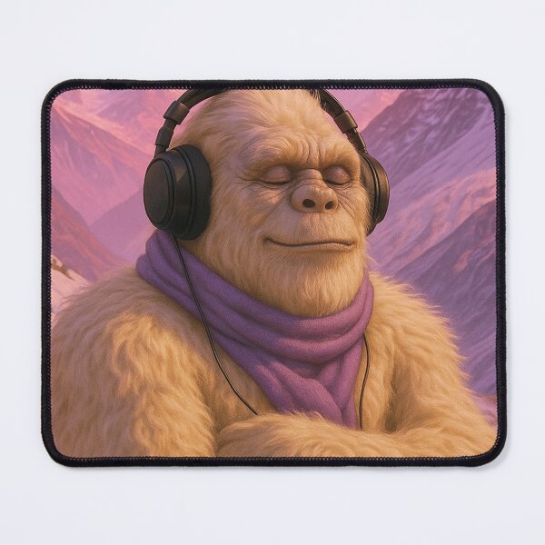 Item preview, Bigfoot listens to music designed and sold by Mauswohn.