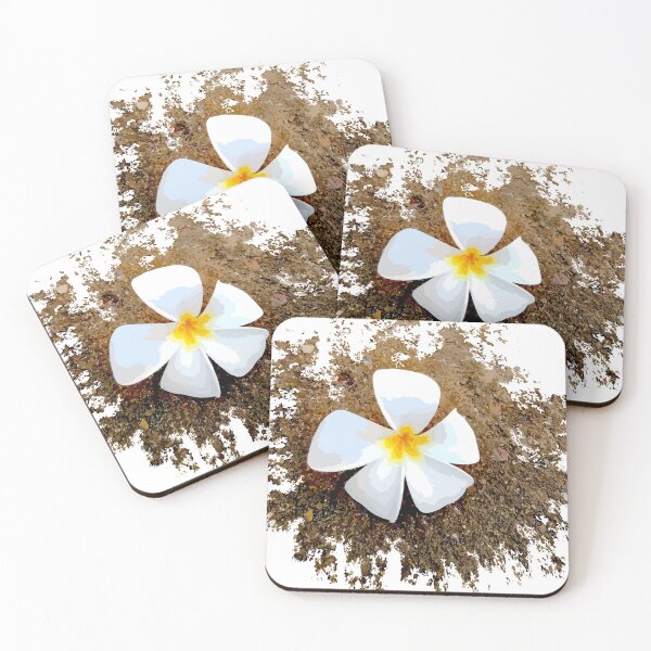 Item preview,  hand drawing flowers of Plumeria, white flowers, (vector illustration).  designed and sold by MiMee4451.