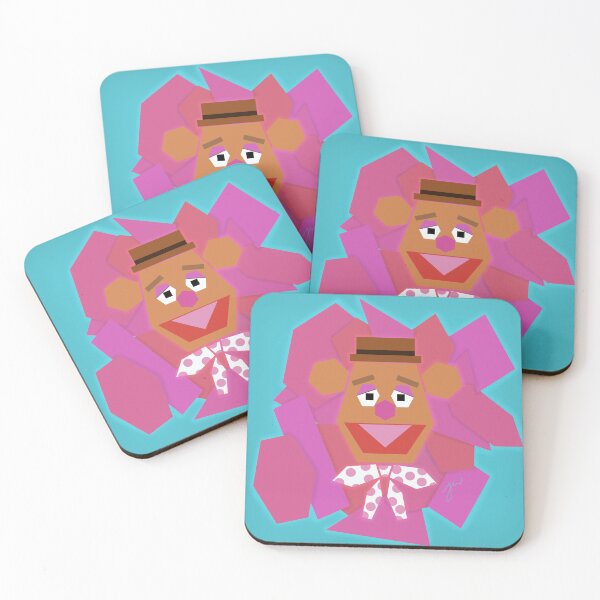 Item preview, Geometric Fozzie Bear (version 1/2 - full background) designed and sold by Jessiwins19.