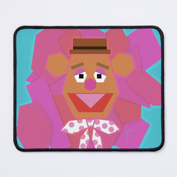 Item preview, Geometric Fozzie Bear (version 1/2 - full background) designed and sold by Jessiwins19.