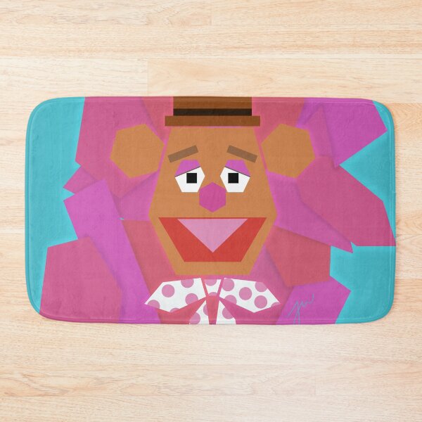 Item preview, Geometric Fozzie Bear (version 1/2 - full background) designed and sold by Jessiwins19.