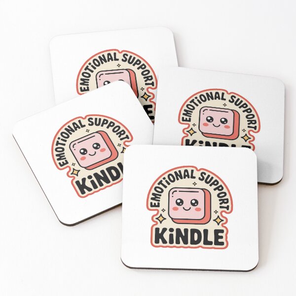 Item preview, Emotional Support Kindle | Book Lover Reading Gift designed and sold by Love Between Pages.