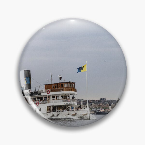 Item preview, Busy Stockholm Harbour designed and sold by Marylou Badeaux.