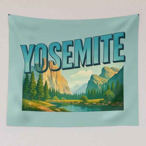 Item preview, Yosemite National Park -- Scenic Mountain designed and sold by Myra365Art.