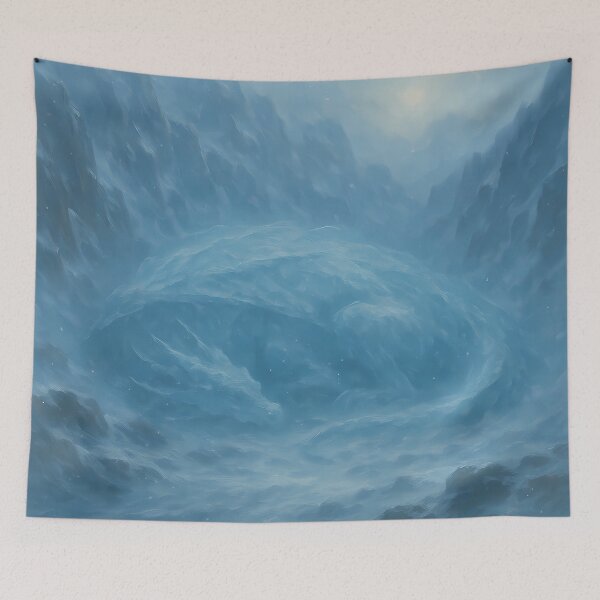 Item preview, Frozen Dragon in the Peaks designed and sold by NorseDrip.
