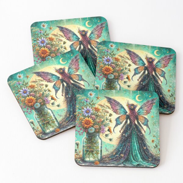 Item preview, The Bewitched Moonflower Fairy designed and sold by Dream Bloom Gallery.