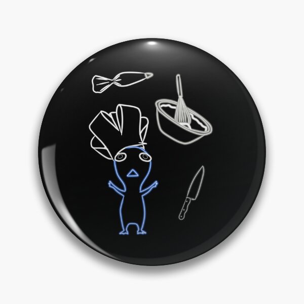 Item preview, Neon Blue P!kmin Chef hat designed and sold by Lune's crazy world.
