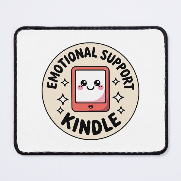 Item preview, Emotional Support Kindle | Book Lover Reading Gift designed and sold by Love Between Pages.