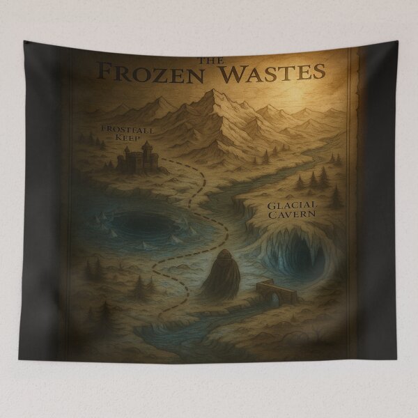 Item preview, “The Emberreach Expanse – Map of Lost Realms and Forgotten Roads” designed and sold by fairmaiden7.