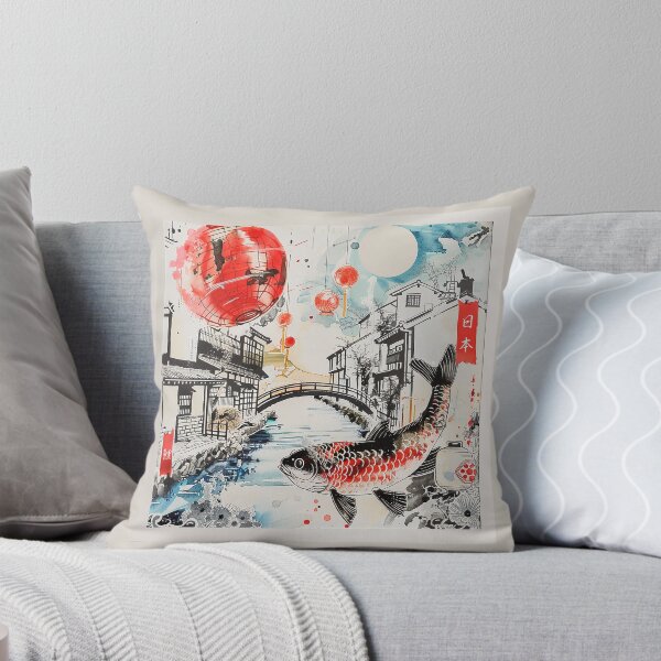 Item preview, Tokyo Japan Pagoda Zen 4 Circle Art (AI Generated) designed and sold by ririe.