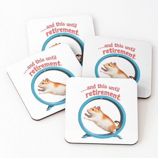 Item preview, “Hamster on the Wheel – Life Until Retirement” designed and sold by RAKO13.